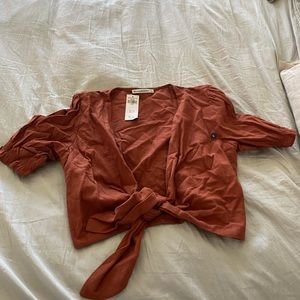Cute copper orange top from Abercrombie and fitch.